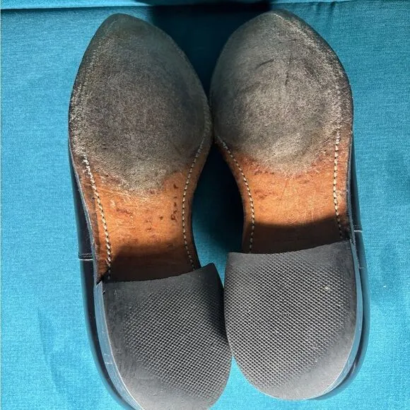 Size 9 - Johnston &amp; Murphy Men's Black Leather shoes