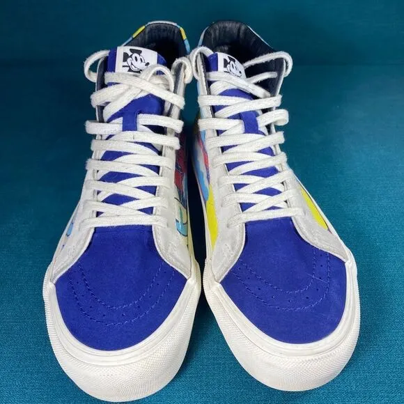 Size 9M/10.5women - Vans SK8 Hi Mickey 90th anniversary shoes