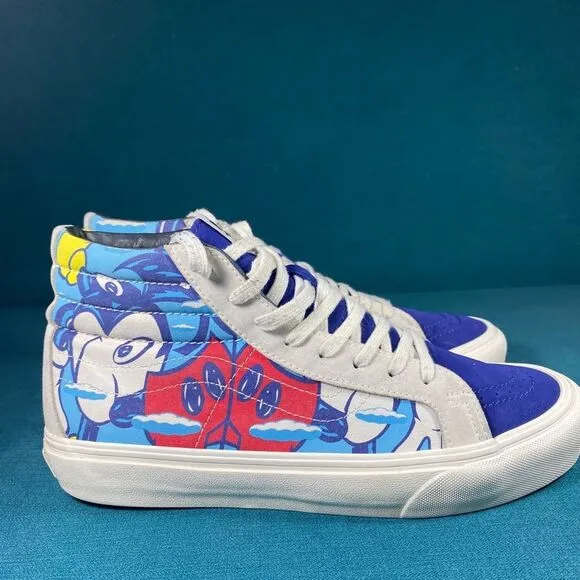 Size 9M/10.5women - Vans SK8 Hi Mickey 90th anniversary shoes