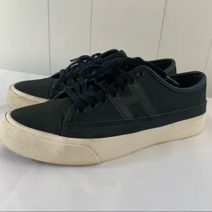 Skater Shoes HUF Black Leather Lace Up Skate Shoe Sneaker 7.5