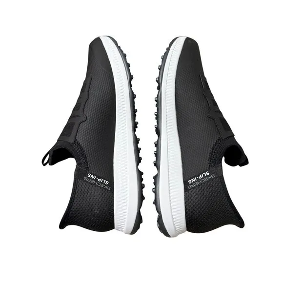 Sketchers Black Go Golf Elite 5 Hands Free Slip Ins Shoes Arch Fit Mens Size 9