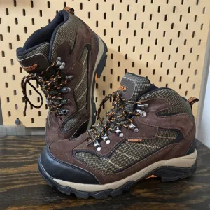 Smith's Workwear HYLAND boots Men’s 10M WorkGear Brown Suede Leather WATERPROOF