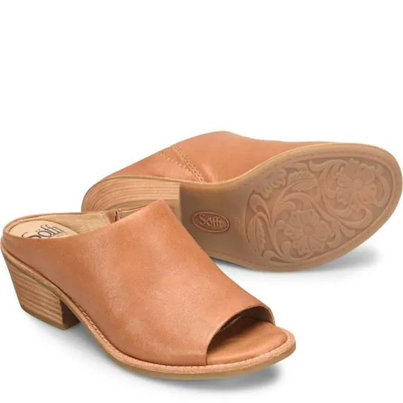 Sofft Aneesa Slide Sandal Slip on  Shoes GENUINE LEATHER 492S0