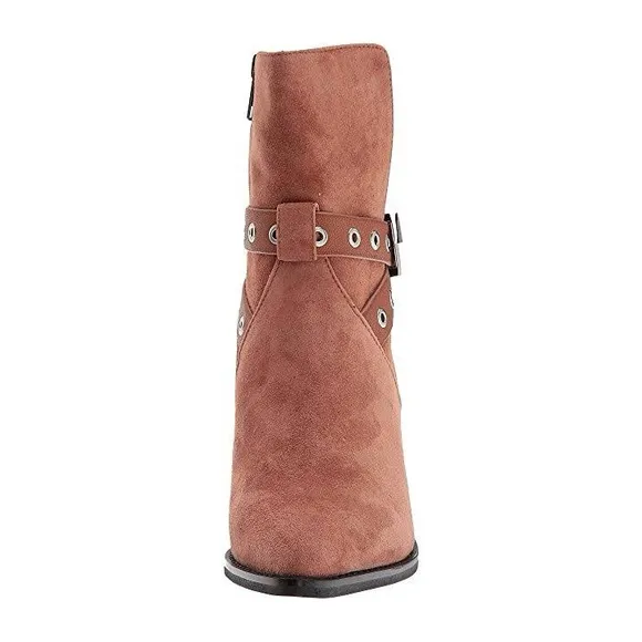 SOL SANA TESSA SUEDE LEATHER MOTO HARNESS ANKLE BOOTIES NWT SZ EUR 41 US 10