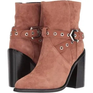 SOL SANA TESSA SUEDE LEATHER MOTO HARNESS ANKLE BOOTIES NWT SZ EUR 41 US 10