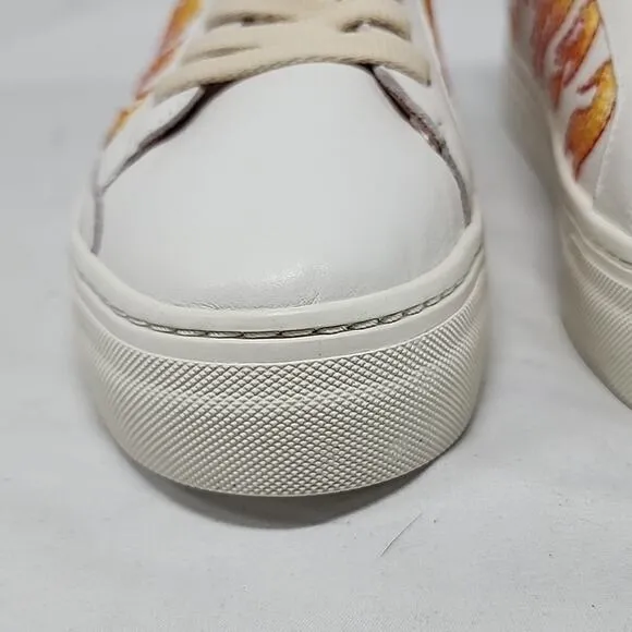 🐽SOLUDOS🐽 STYLE IBIZA HOT STUFF🔥LEATHER PLATFORM SNEAKER LADIES 10.0🔥NIB🔥