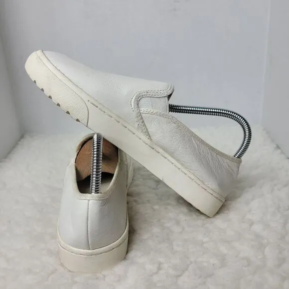 Sorel Campsneak Womens Size 8.5 Slip on Shoes White Leather