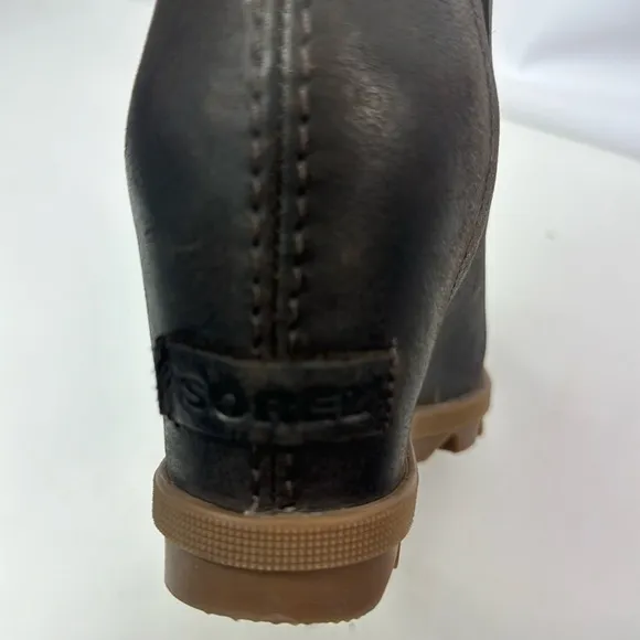 Sorel Joan Of Arctic Wedge II Brown Suede Women’s Ankle Boots