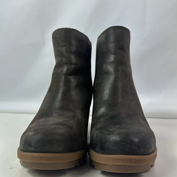 Sorel Joan Of Arctic Wedge II Brown Suede Women’s Ankle Boots