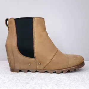 SOREL Lea Wedge Heeled Chelsea Ankle Booties US 11