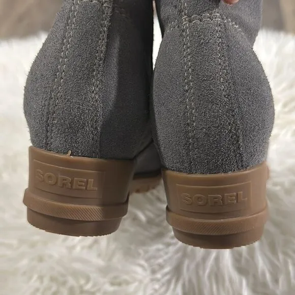 SOREL SUEDE ANKLE BOOTS SIZE 7.5