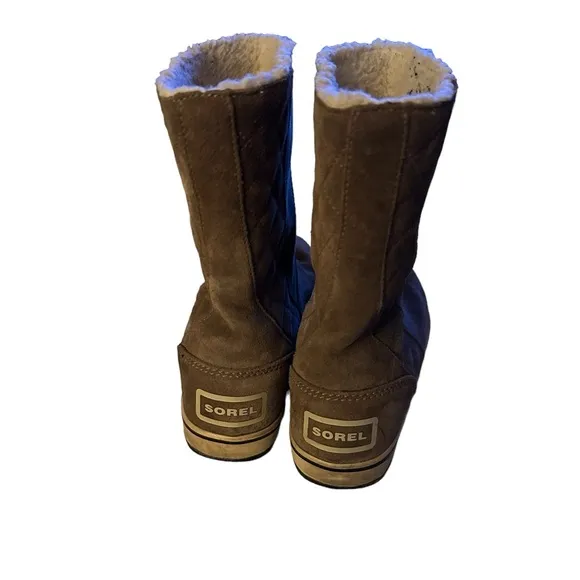 Sorel Women’s Suede Boots Size 8