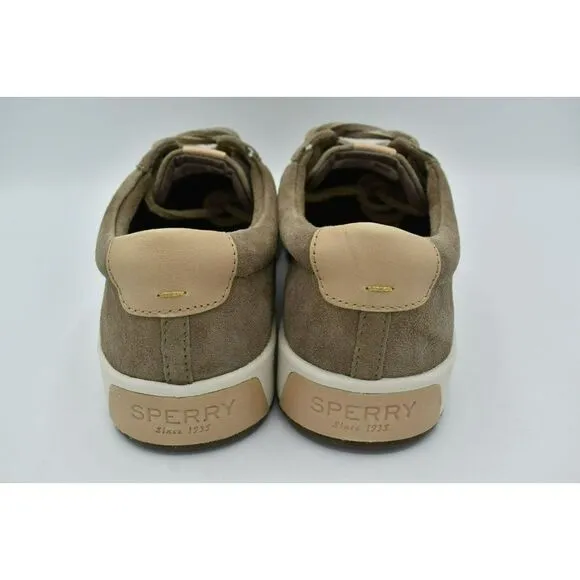 Sperry Womens Size 8 Anchor Plushwave LTT Leather Beige Shoes STS86169 NO BOX