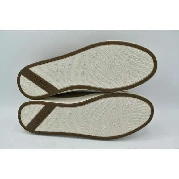 Sperry Womens Size 8 Anchor Plushwave LTT Leather Beige Shoes STS86169 NO BOX