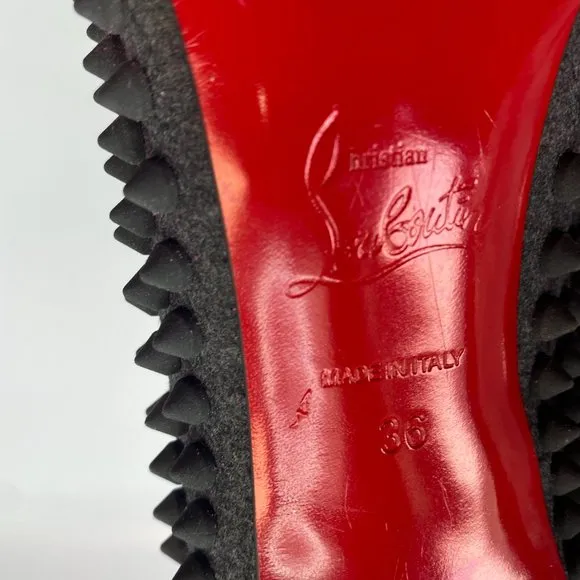 🌷❤️‍🔥SPRING SALE 🔥 FINAL PRICE🌷💥Christian Louboutin Pigalle Spikes 100 36