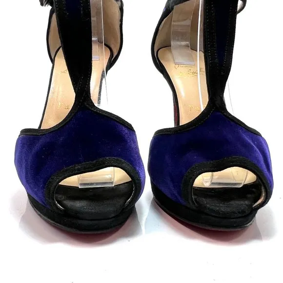 🌷❤️‍🔥SPRING SALE 🔥 FINAL PRICE🌷💥Christian Louboutin Velevt Oeooo Sandals 38