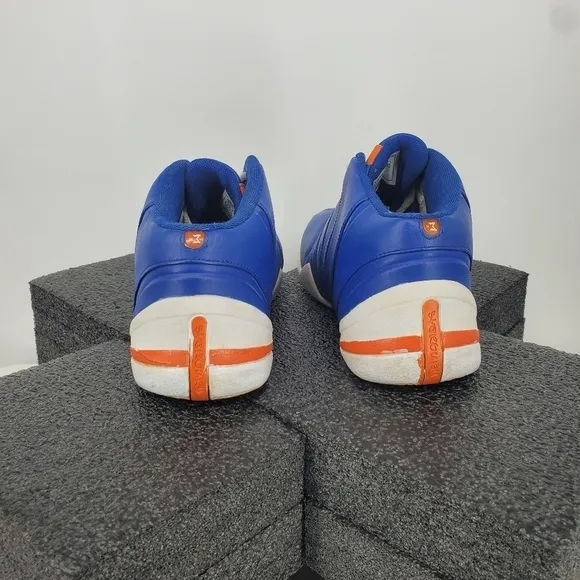 Starbury 2 High Knicks Basketball Shoes Blue Orange White 21760 Mens Size 7.5