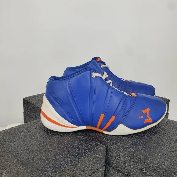 Starbury 2 High Knicks Basketball Shoes Blue Orange White 21760 Mens Size 7.5
