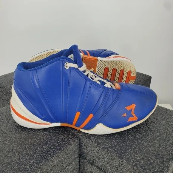 Starbury 2 High Knicks Basketball Shoes Blue Orange White 21760 Mens Size 7.5