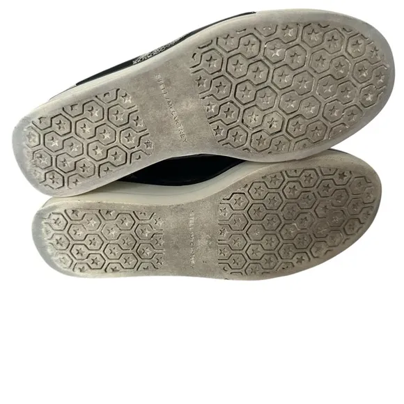 STELLA MCCARTNEY BINX VEGAN LEATHER STAR PLATFORMS SIZE 36