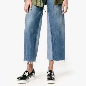 STELLA MCCARTNEY BINX VEGAN LEATHER STAR PLATFORMS SIZE 36