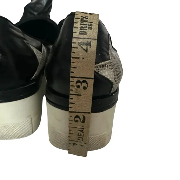 STELLA MCCARTNEY BINX VEGAN LEATHER STAR PLATFORMS SIZE 36