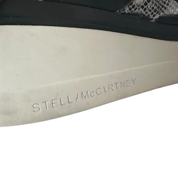 STELLA MCCARTNEY BINX VEGAN LEATHER STAR PLATFORMS SIZE 36