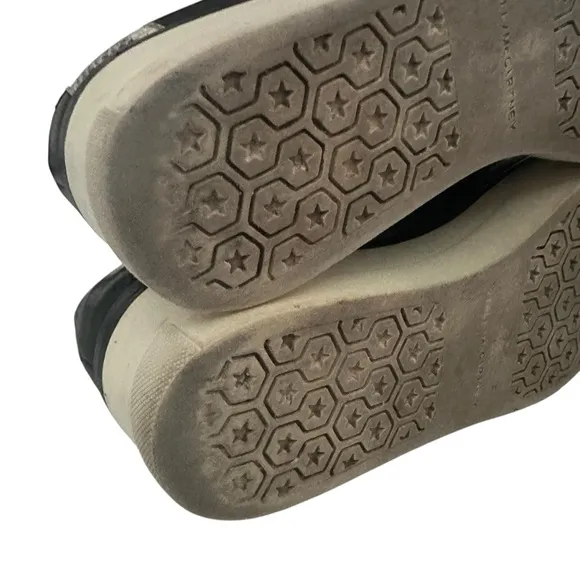 STELLA MCCARTNEY BINX VEGAN LEATHER STAR PLATFORMS SIZE 36