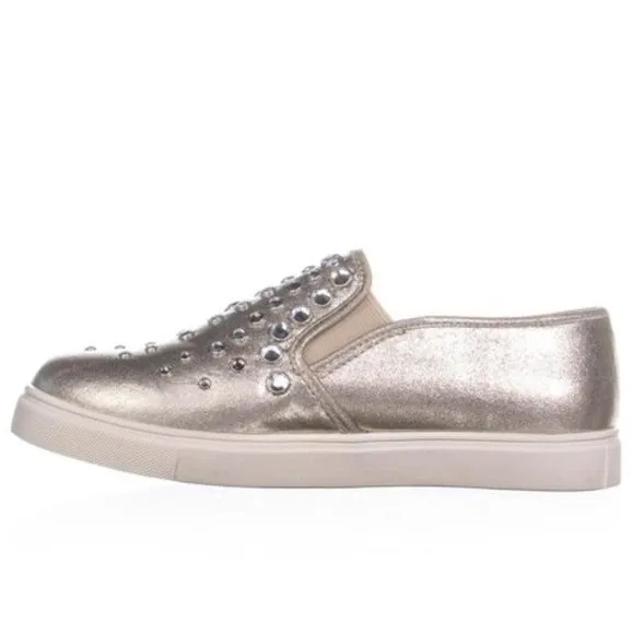 Steve Madden Ellis Metal Multi Slip On Sneaker Flats Shoes 10 New