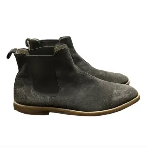 Steve Madden Gray Suede Ranch Boots Size 11