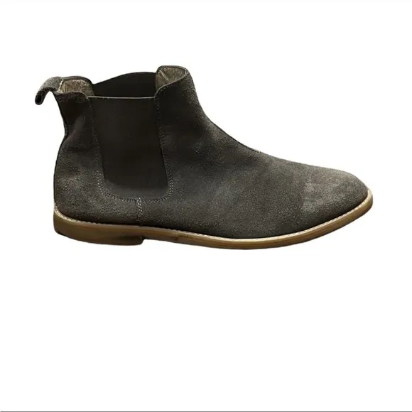 Steve Madden Gray Suede Ranch Boots Size 11