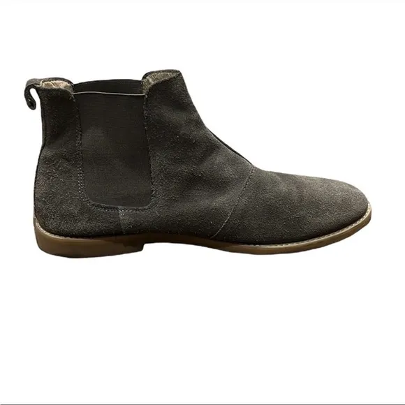 Steve Madden Gray Suede Ranch Boots Size 11