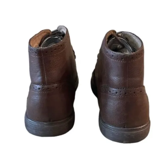 Steve‎ Madden Mens 11.5 Brown Leather Boots