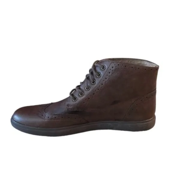 Steve‎ Madden Mens 11.5 Brown Leather Boots