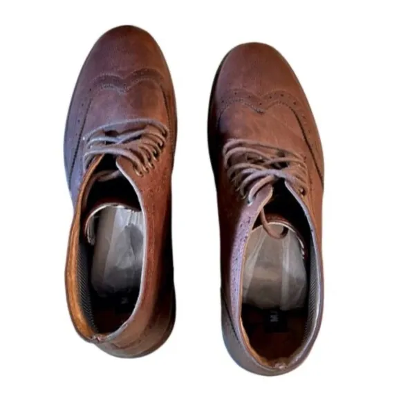 Steve‎ Madden Mens 11.5 Brown Leather Boots