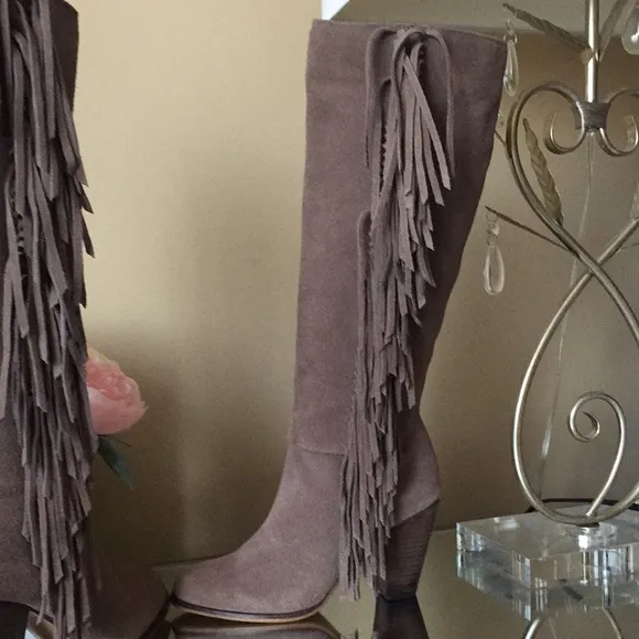 STEVE MADDEN Suede Caralyn Boots