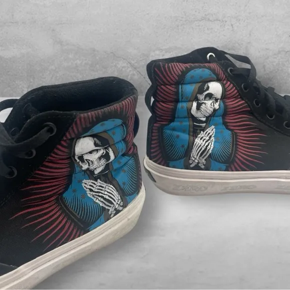 Straye x Zero Venice Our Lady Black High-Top Skate Shoes Sz Men's 10 Wmn's 11.5