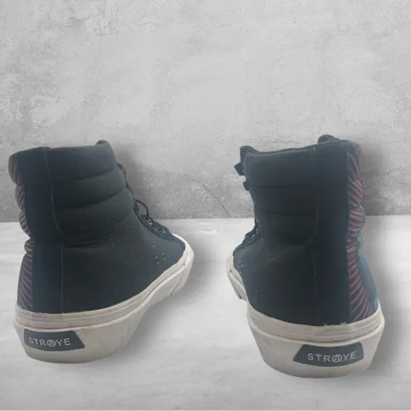 Straye x Zero Venice Our Lady Black High-Top Skate Shoes Sz Men's 10 Wmn's 11.5