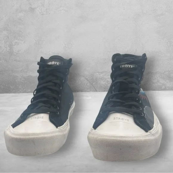 Straye x Zero Venice Our Lady Black High-Top Skate Shoes Sz Men's 10 Wmn's 11.5