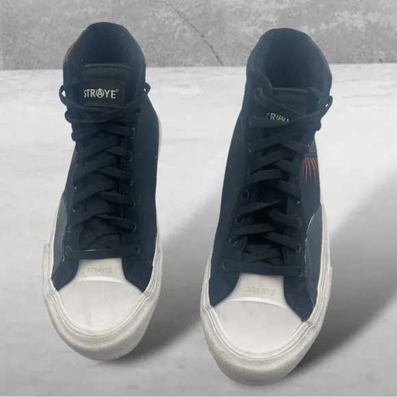 Straye x Zero Venice Our Lady Black High-Top Skate Shoes Sz Men's 10 Wmn's 11.5