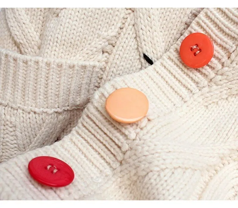 Streetstyle Embroidered Knitted Cardigan