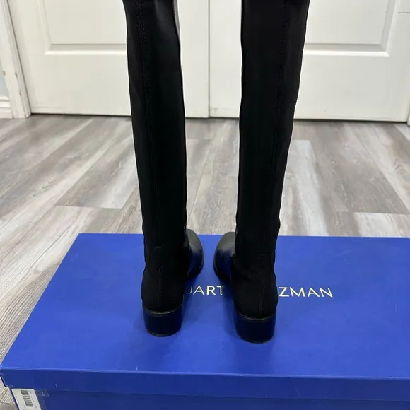 Stuart Weitzman Black mezzamezza boot, size 5.5