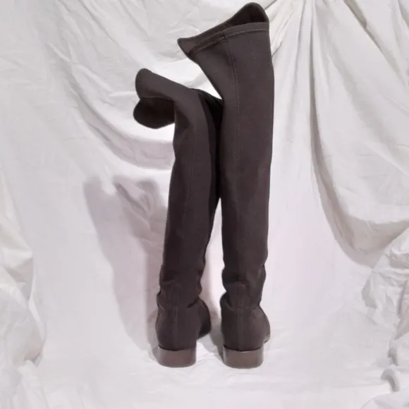 STUART WEITZMAN Dark Brown Suede 50/50 Over-the-knee Boots, size 5½M
