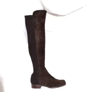 STUART WEITZMAN Dark Brown Suede 50/50 Over-the-knee Boots, size 5½M