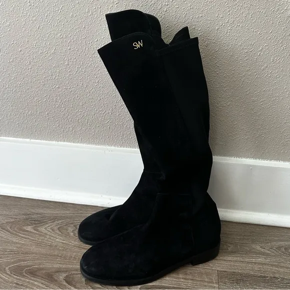 Stuart Weitzman Keelan City Suede Boots 7.5‎