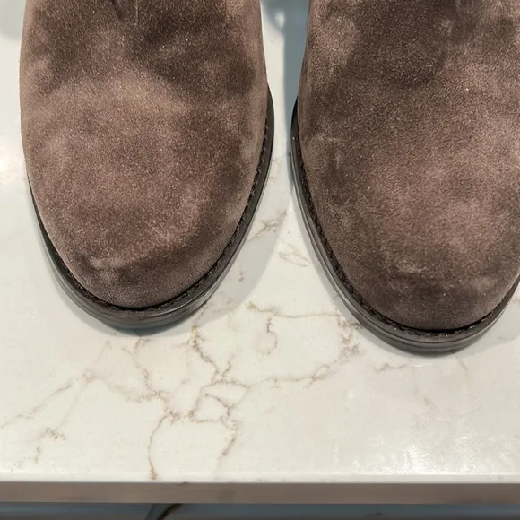 Stuart Weitzman suede ankle booties NWOB
