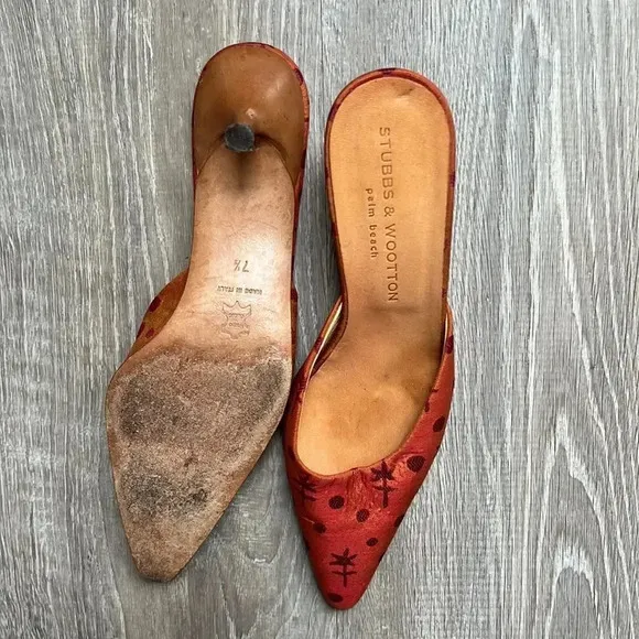 Stubbs &amp; Wootton Heels Slip-on Mule shoes