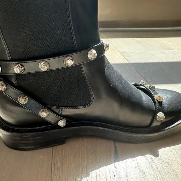 Studded Balenciaga Boot