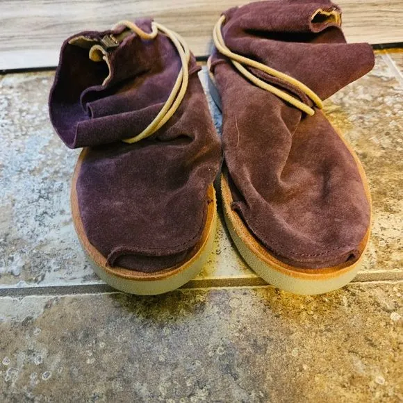 Sundance Satorisan Silverlake Suede Boots Oxblood Burgundy Red