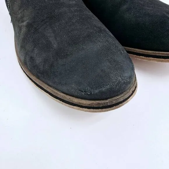 Superdry Chukka Men's Zipper Boots Suede Gray 11